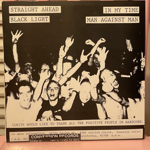 Ignite - In My Time EP 7 " Vinyl Record RARE - Picture 2 of 4